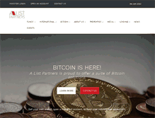 Tablet Screenshot of alistpartners.com